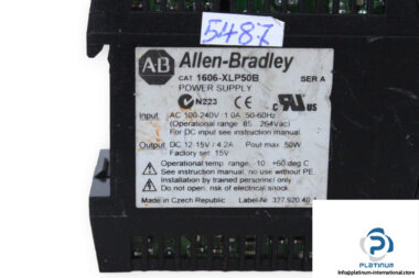 allen-bradley-1606-XLP50B-compact-power-supply-(used)