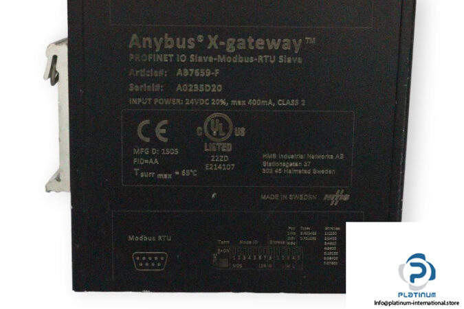 anybus-X-gateway-AB7659-F-profinet-io-slave-modbus-rtu-slave-(used)-2