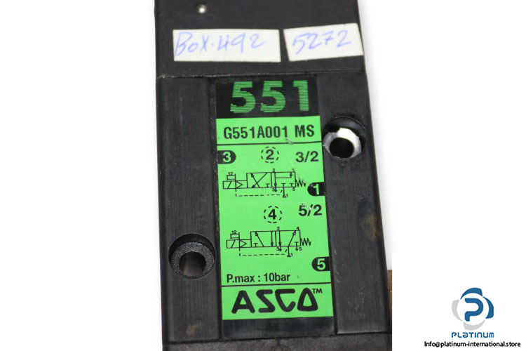 asco-G551A001-MS-single-solenoid-valve-with-coil-(400904-542)-new-2