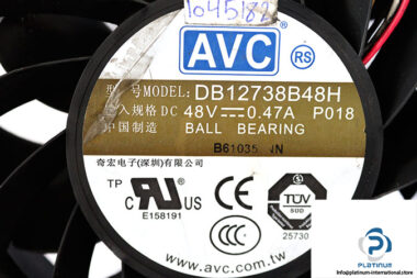 avc-DB12738B48H-axial-fan-Used-1