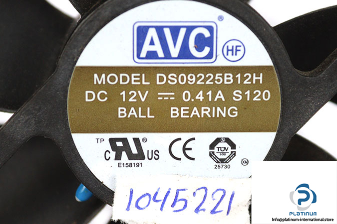 avc-DS09225B12H-axial-fan-used-1