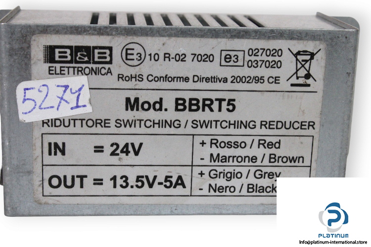 b&b-BBRT5-switching-voltage-regulator-(used)-1