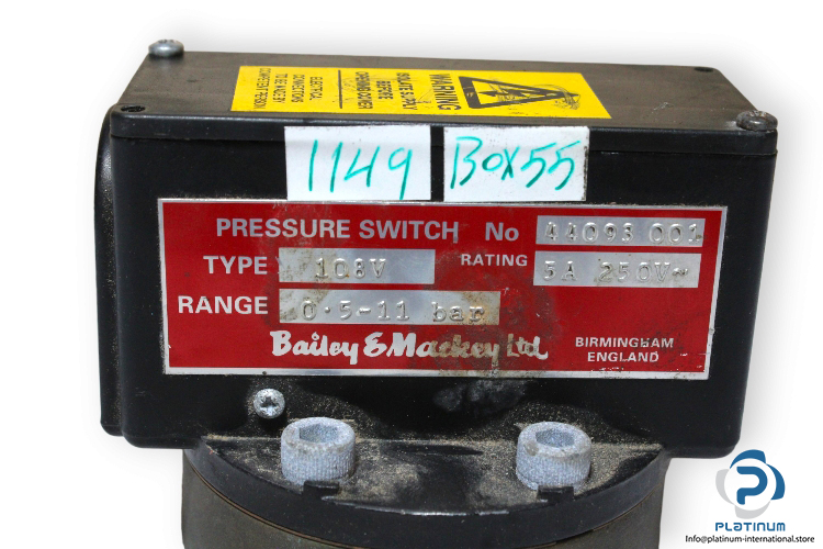 bailey-mackey-108V-pressure-switch-used-2