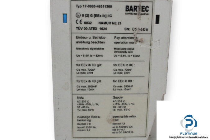 bartec-17-8885-46311300-temperature-limiter-with-relay-output-used-2