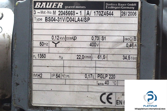 bauer-BS04-31V_D04LA4_SP-gear-motor-1-used