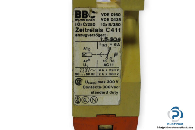 bbc-C411-0101-R3-time-relay-(used)-1