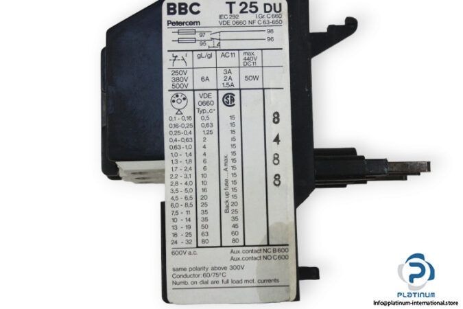 bbc-T-25-DU-19-thermal-overload-relay-(new)-2