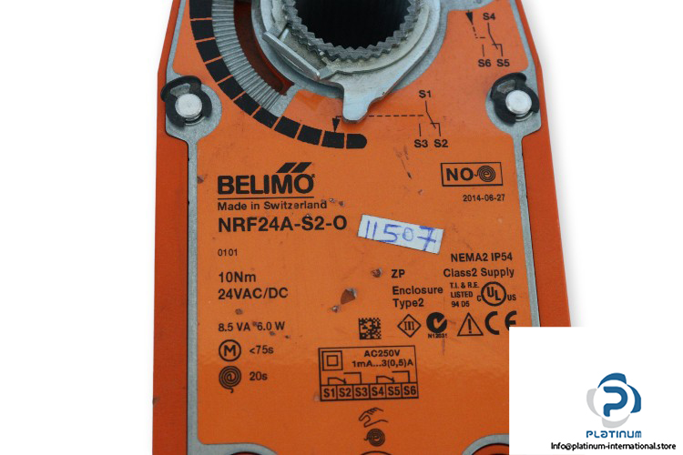 belimo-NRF24A-S2-O-rotary-actuator-(used)-1