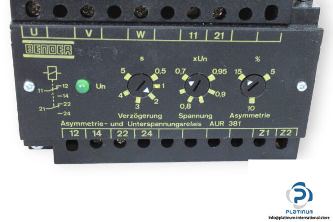 bender-AUR381Z-undervoltage-relay-(used)-2