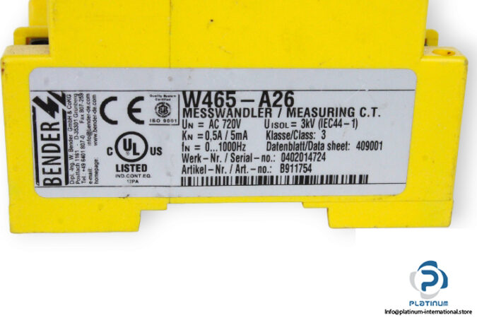 bender-W465-A26-measuring-current-transformer-(used)-1