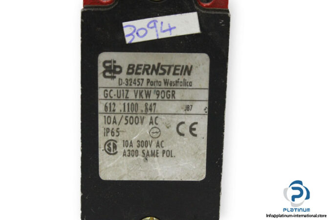 bernstein-GC-U1Z-VKW-90GR-limit-switch-(used)-1