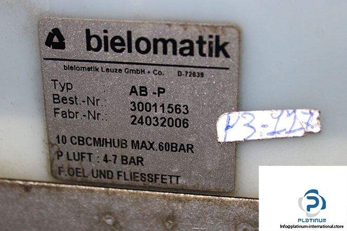 bielomatik-AB-P-single-piston-pump-(used)-1