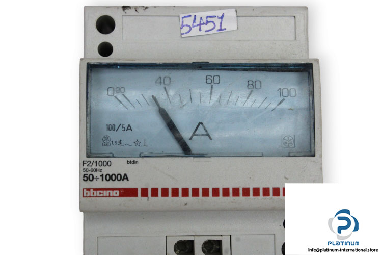 bticino-F2_1000-analogue-amperometer-(used)-1