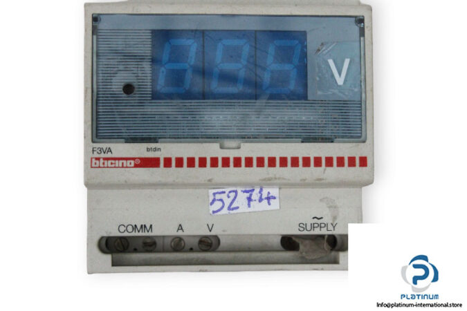 bticino-F3VA-digital-voltmeter_amperometer-(used)