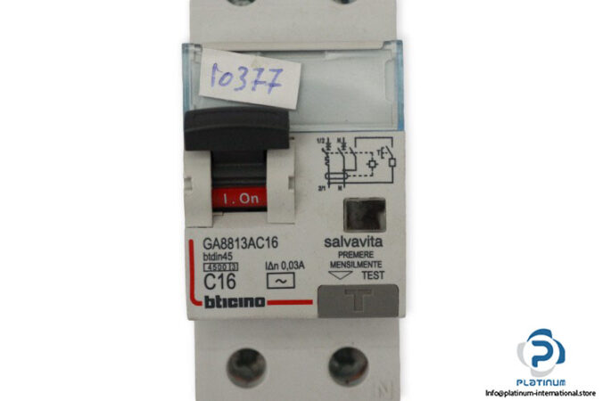 bticino-GA8813AC16-thermal-magnetic-circuit-breaker-(New)-1