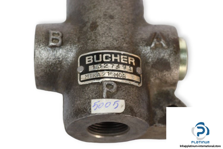 bucher-MTKA216M08-flow-control-valve-used-2