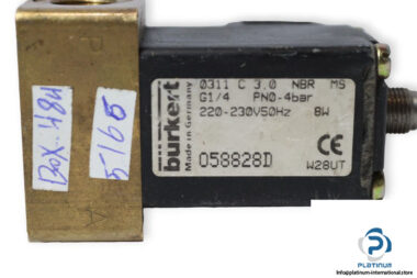 burkert-0311-C-3-0-NBR-MS-G1_4-PN0-4BAR-single-solenoid-valve-used-2