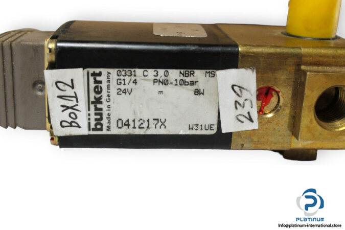 burkert-0331-c-30-nbr-ms-g1_4-pn0-10bar-single-solenoid-valve-used-3