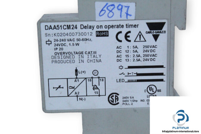 carlo-gavazzi-DAA51CM24-delay-on-operate-timer-(used)-2