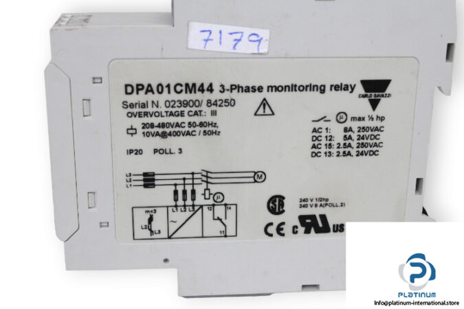 carlo-gavazzi-DPA01CM44-3-phase-monitoring-relay-(used)-2