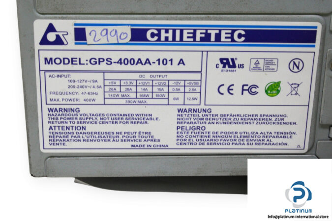 chieftec-GPS-400AA-101-A-power-supply-(used)-3