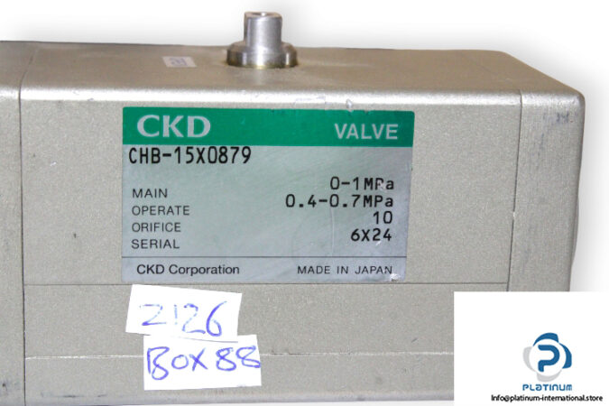 ckd-CHB-15X0879-compact-rotary-valve-used-3
