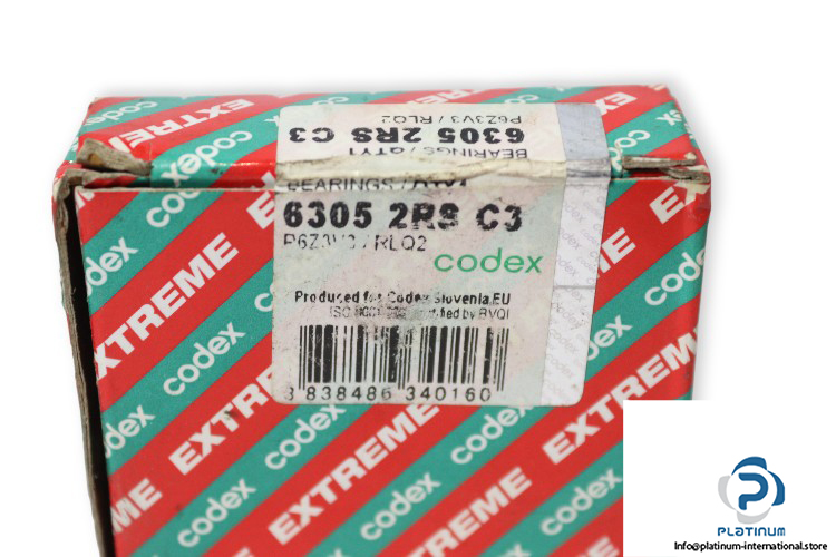 codex-6305-2RS-C3-deep-groove-ball-bearing-(new)-(carton)-1
