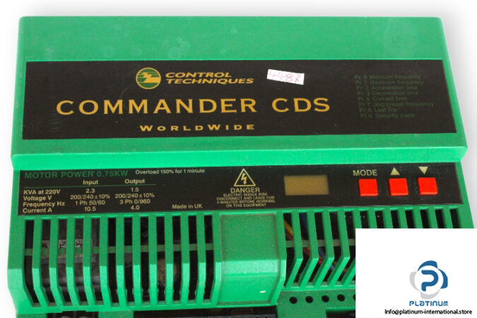 control-techniques-COMMANDER-CDS-75-inverter-drive-(used)-1