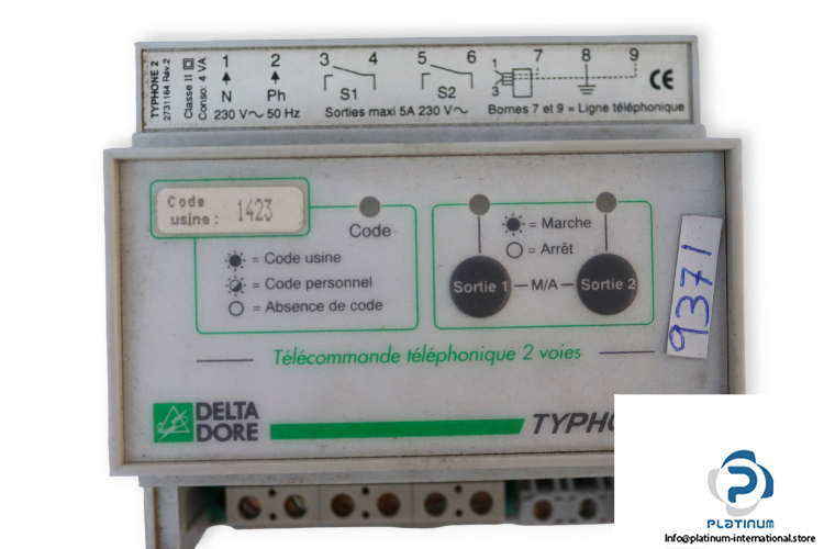 delta-dore-TYPHONE-2-2-way-telephone-remote-control-new-2
