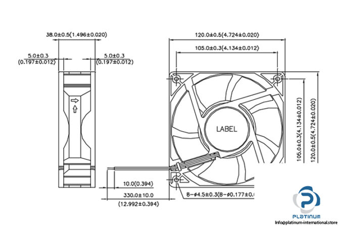 delta-electronics-AFB1224HE-axial-fan-used-2