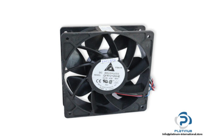 delta-electronics-QFR1212GHE-axial-fan-used