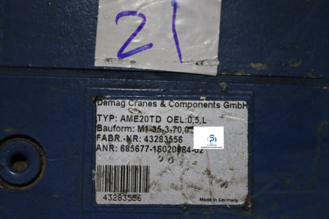 demag-AME20TD-gear-motor-used-2