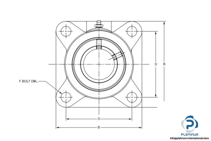 dodge-F4B-SCEZ-107-PSS-plastic-four-bolt-square-flange-unit-(new)-(carton)-4