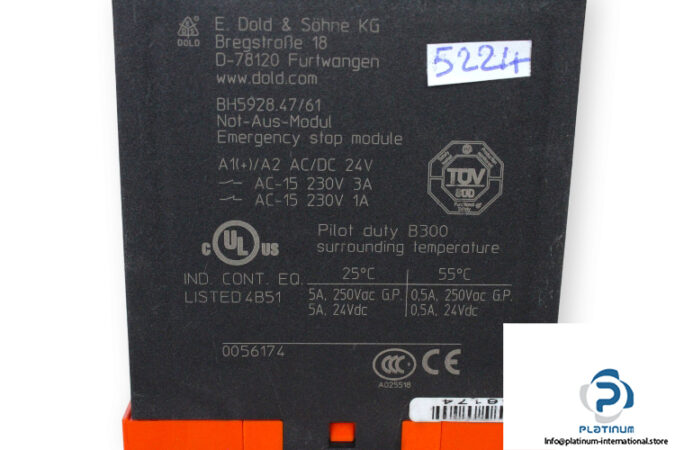 dold-BH5928.47_61-emergency-stop-module-(used)-2