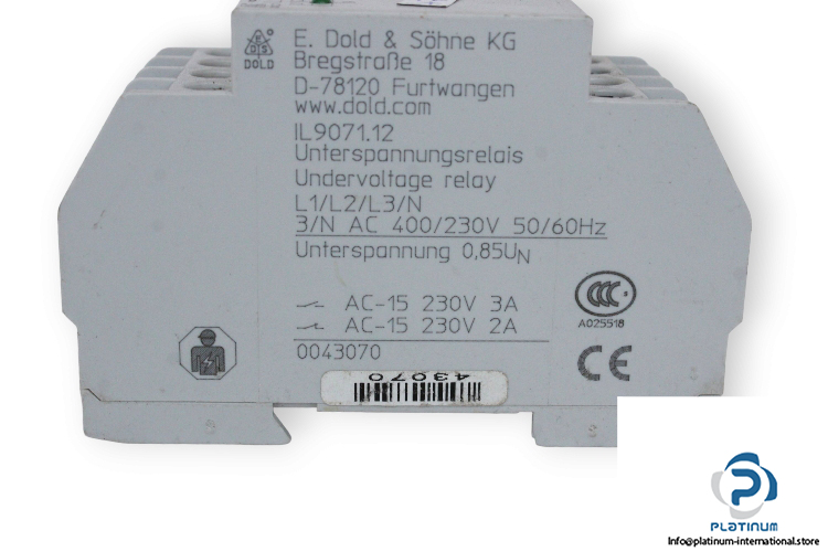 dold-IL9071-monitoring-relay-(used)-1