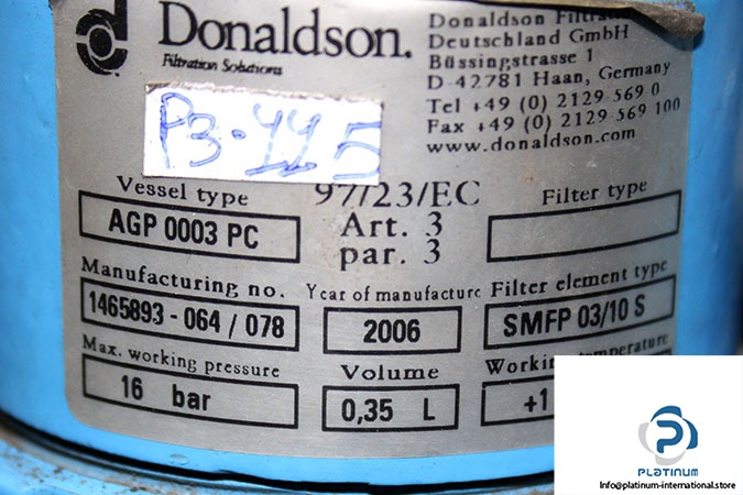 donaldson-AGP-0003-AC-pneumatic-filter-(used)-1