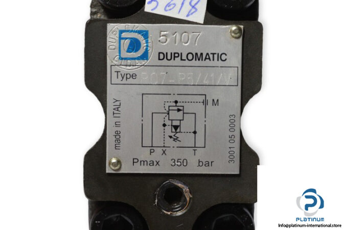 duplomatic-RQ7-P5_41_V-unloading-valve-used-3