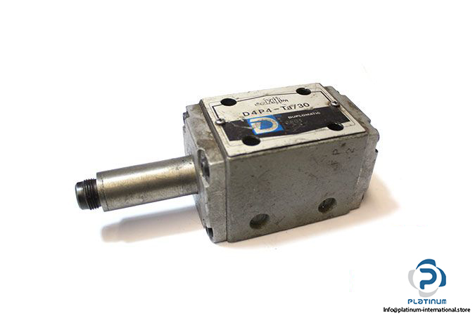 DUPLOMATIC D4P4-TA/30 SOLENOID OPERATED DIRECTIONAL VALVE - Platinum ...