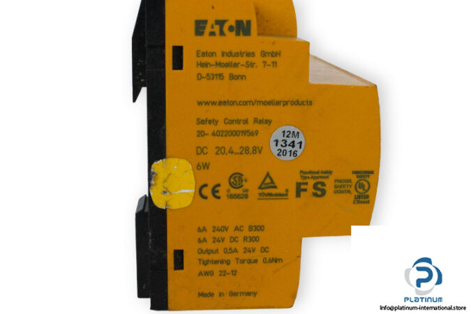 eaton-ES4P-221-DMXX1-safety-relay-(used)-2