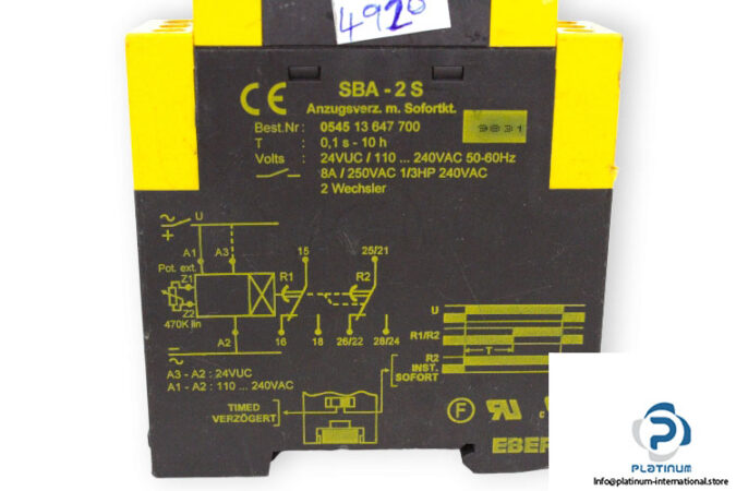 eberle-SBA-2S-time-relay-(used)-2