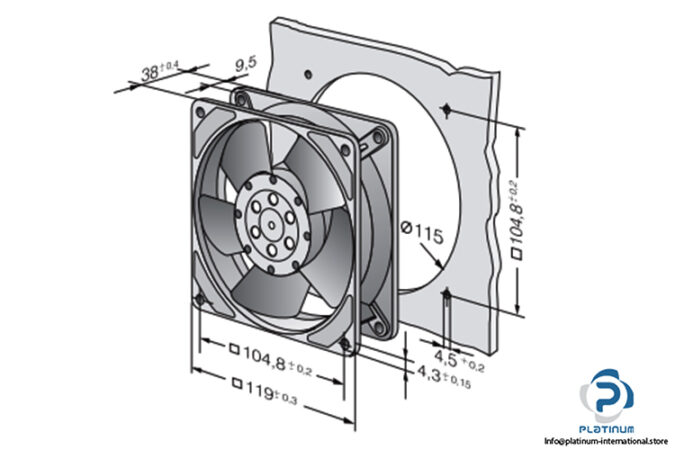 ebmpapst-4580-Z-axial-fan-used-2