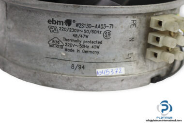 ebmpapst-W2S130-AA03-71-axial-fan-used-1