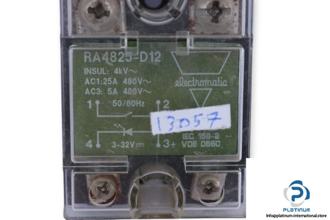 electromatic-RA4825-D12-solid-state-relay-(Used)-1