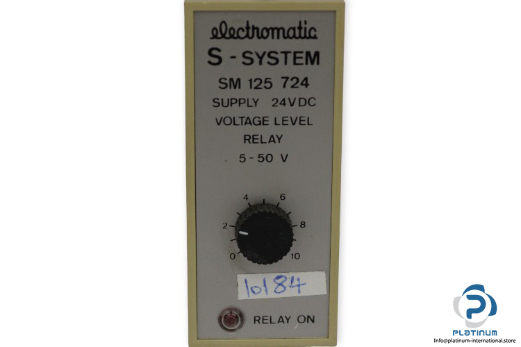 electromatic-SM-125-724-voltage_current-control-relay-new-2