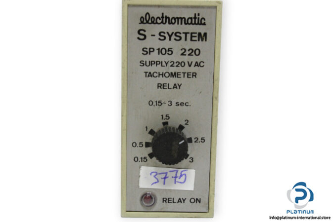 electromatic-SP-105-220-tachometer-relay-(used)-3