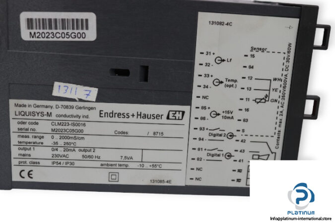 endress-hauser-CLM223-IS0016-conductivity-transmitter-(new)-3