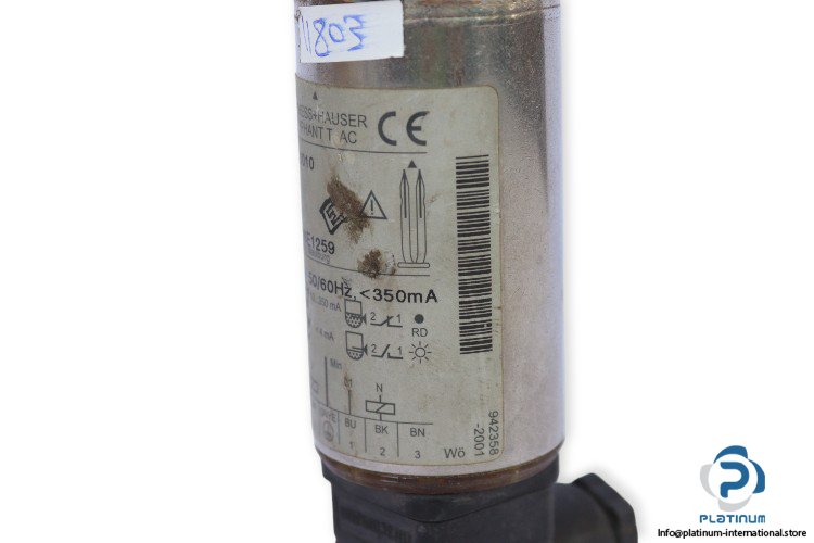 ENDRESS+HAUSER LIQUIPHANT T AC FTL260-0010 POINT LEVEL SWITCH ...