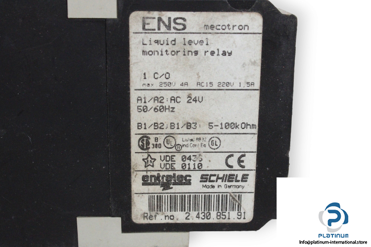 entrelec-ENS-liquid-level-monitoring-relay-(used)-1
