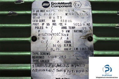 ercole-marelli-componenti-NVPE-132MA-4-3-phase-electric-motor-used-1