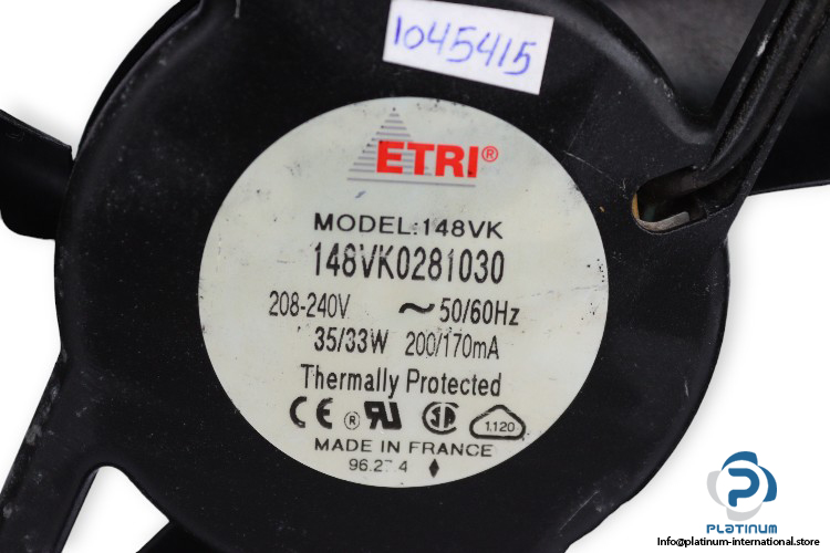 etri-148VK-axial-fan-used-1
